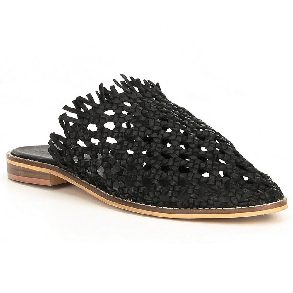 NEW Free People Black Mirage Mule Sandal 🖤